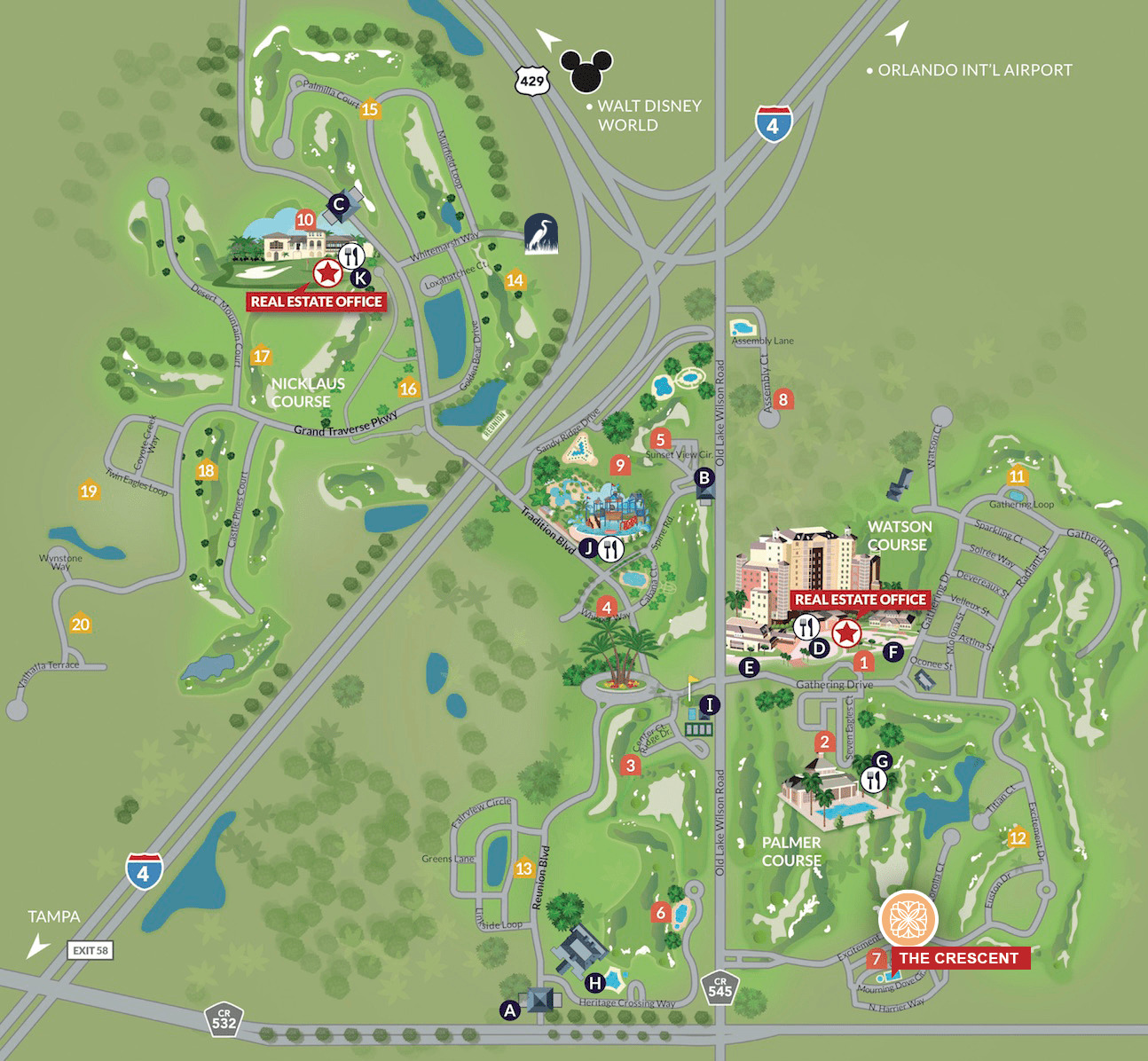 The Crescent map